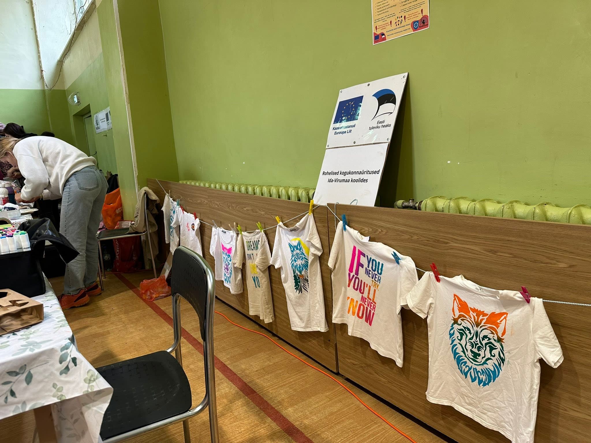 В школе Нарва-Йыэсуу прошёл тёплый осенний семейный день - 33